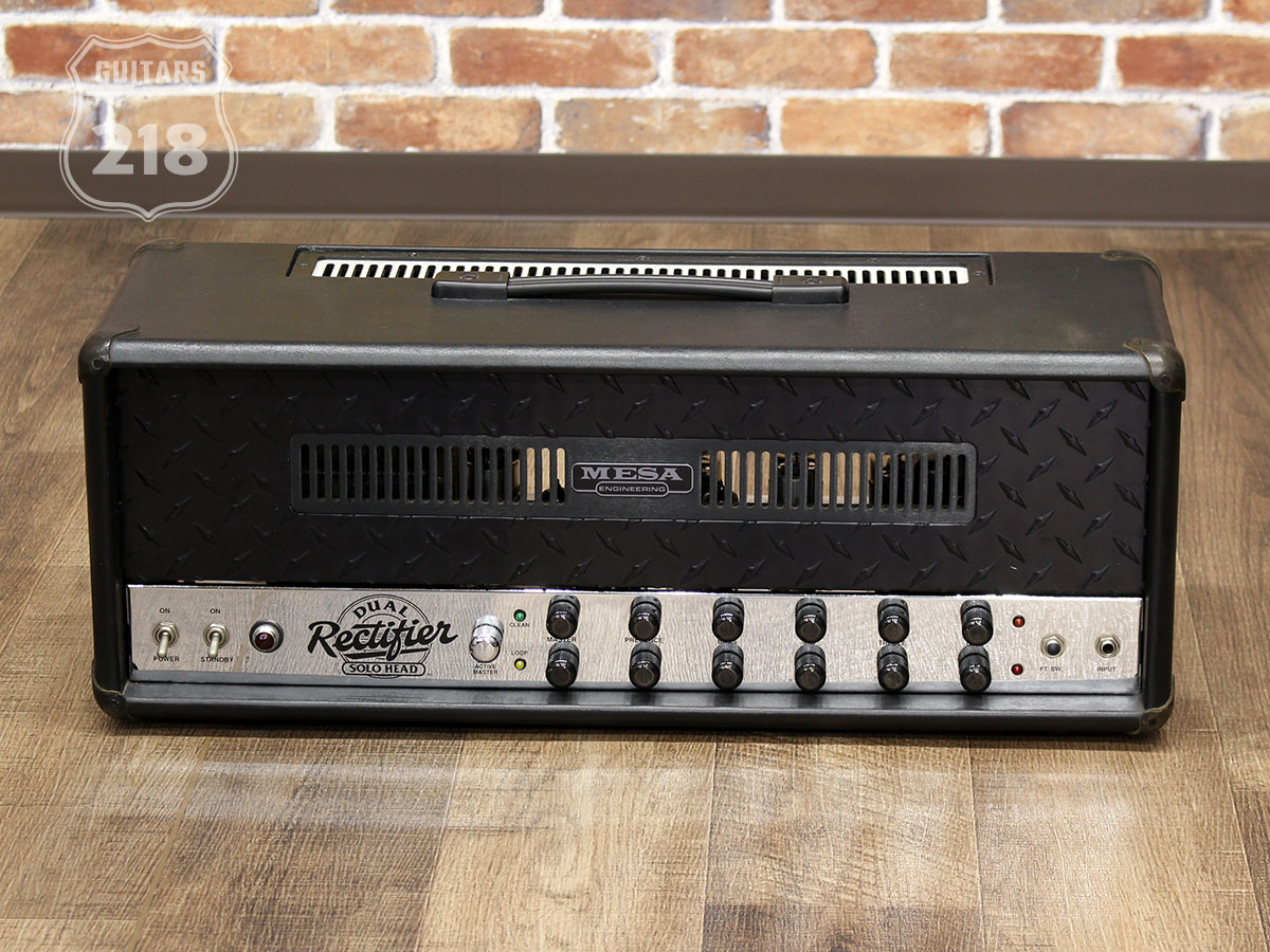 Mesa Boogie Dual Rectifier Solo Head Black Face / Chrome Chassis ”Revision D” - 1.jpg