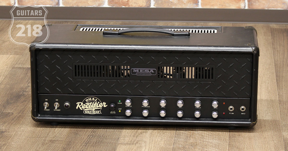 Mesa Boogie Dual Rectifier Solo Head Black Face / Black Chassis ”Revision F” - 1.jpg