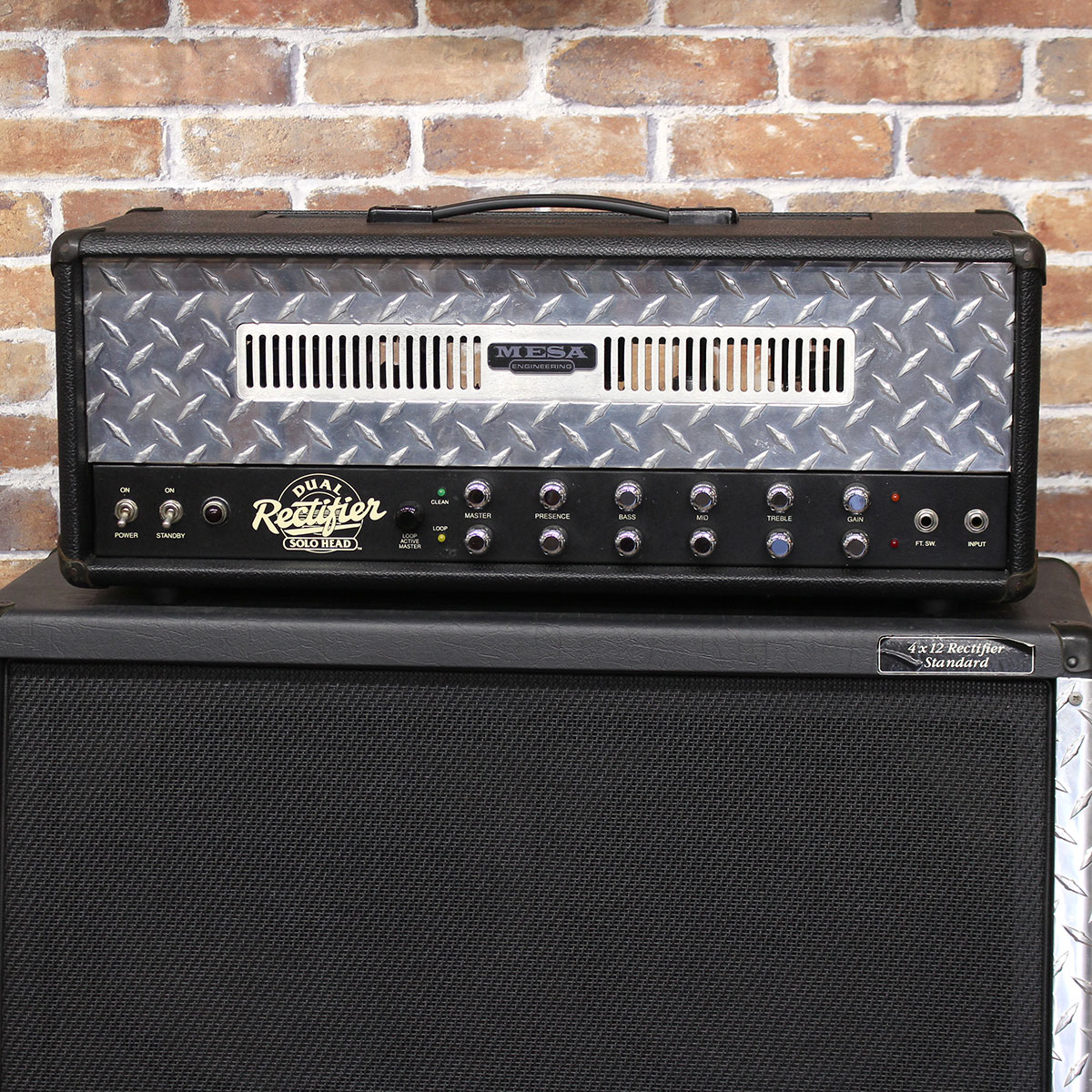 1992 Mesa Boogie Dual Rectifier Solo Head Black Chassis ”Revision D” ＆ 4FB Armor Cabinet - 3.jpg