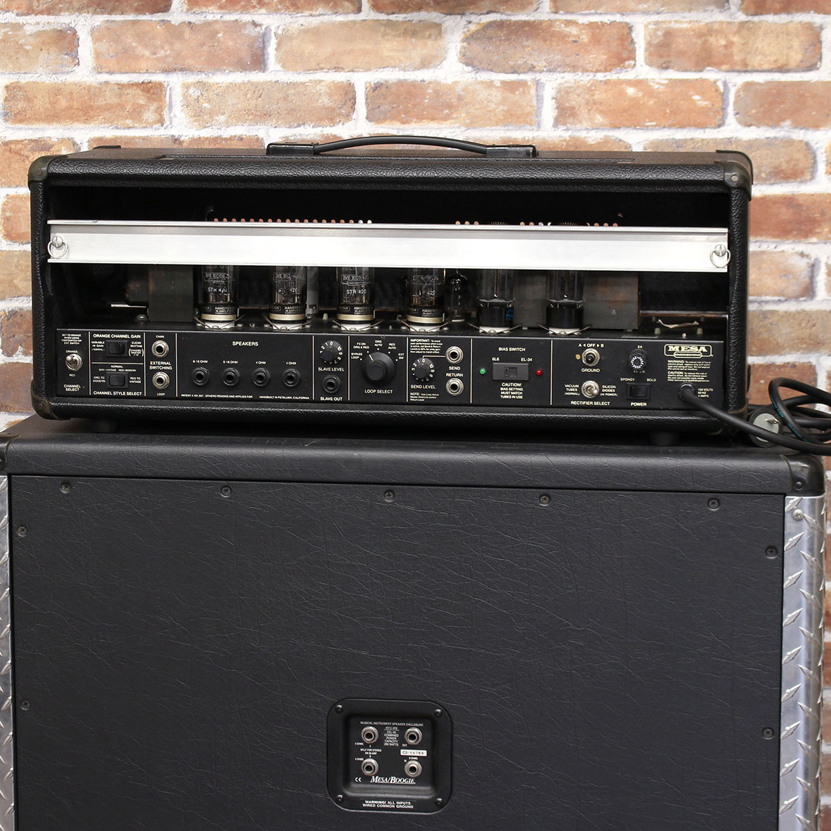 1992 Mesa Boogie Dual Rectifier Solo Head Black Chassis ”Revision D” ＆ 4FB Armor Cabinet - 6.jpg
