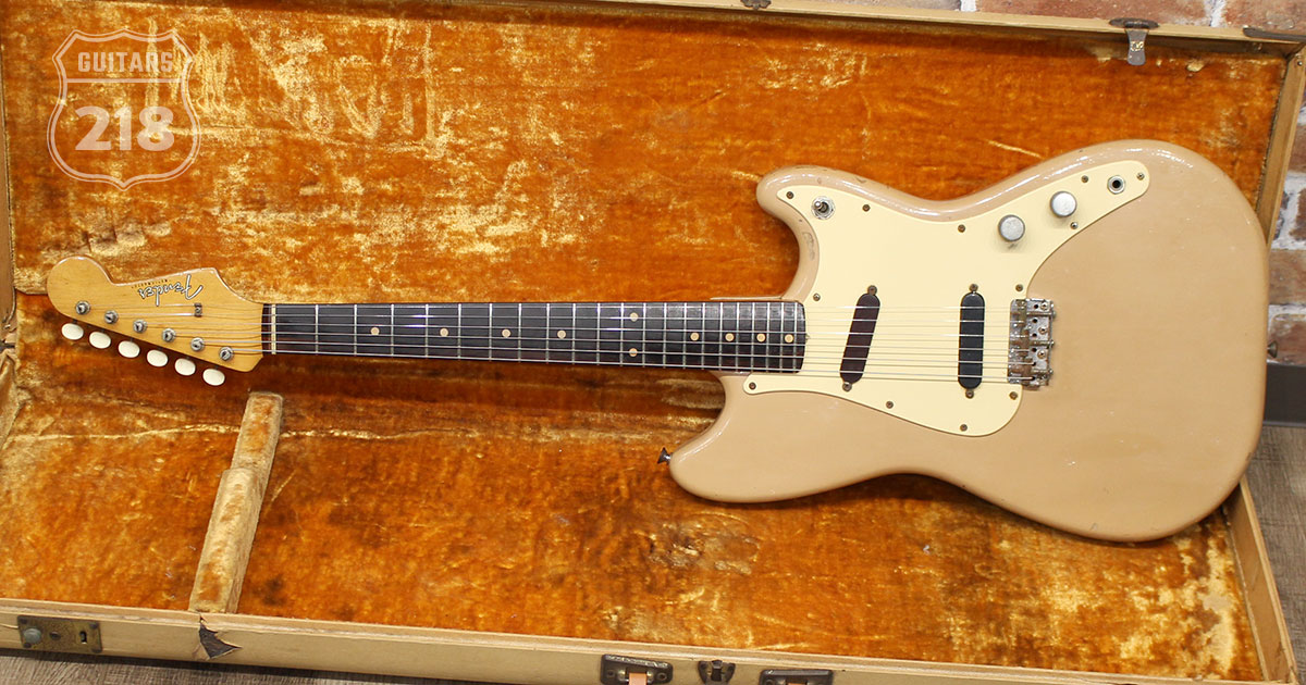Fender 1960s Musicmaster Desert Sand ”Duo Sonic Mod” - 1.jpg